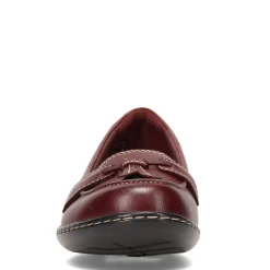 Clarks Women's , Ashland Bubble Loafer Burgundy
