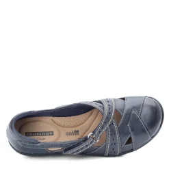 Outlet Clarks Women's , Ashland Spin Slip-On Navy