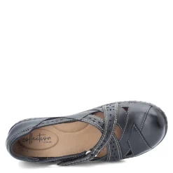 New Clarks Women's , Ashland Spin Slip-On Black