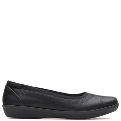 Online Clarks Women's , Ayla Low Slip-On Black