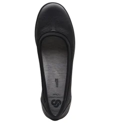 Online Clarks Women's , Ayla Low Slip-On Black