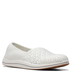 Online Clarks Women's , Breeze Emily Slip-On White