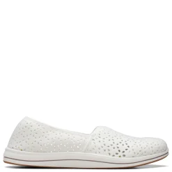 Online Clarks Women's , Breeze Emily Slip-On White