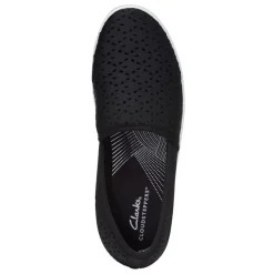 New Clarks Women's , Breeze Emily Slip-On Black