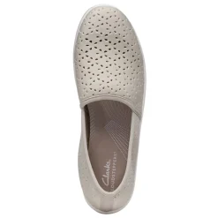 Outlet Clarks Women's , Breeze Emily Slip-On Taupe