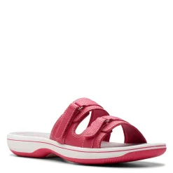 Outlet Clarks Women's , Breeze Piper Sandal Bright Pink Combi