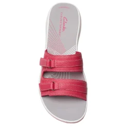Outlet Clarks Women's , Breeze Piper Sandal Bright Pink Combi