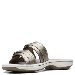 Discount Clarks Women's , Breeze Piper Sandal Pewter