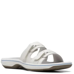 Hot Clarks Women's , Breeze Piper Sandal White
