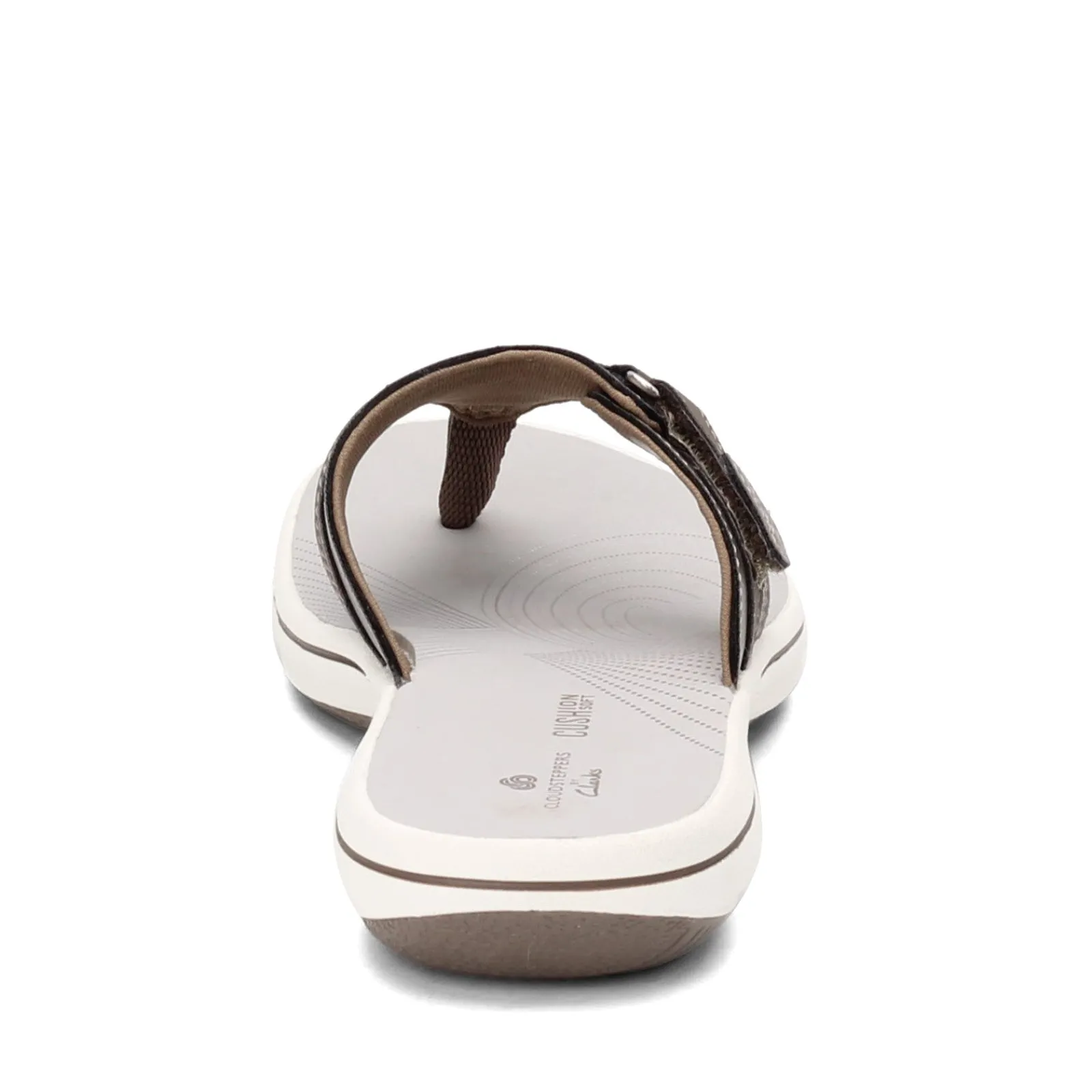 Sale Clarks Women's , Breeze Sea Flip Flop Pewter