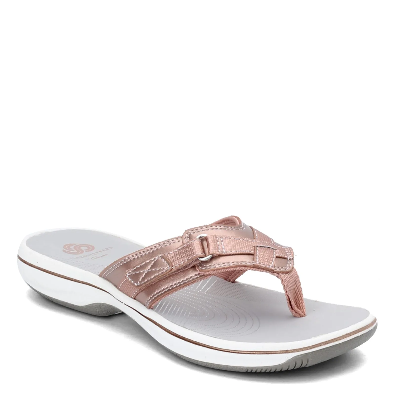 Best Clarks Women's , Breeze Sea Sandal Rose Gold