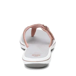 Best Clarks Women's , Breeze Sea Sandal Rose Gold