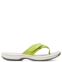 Outlet Clarks Women's , Breeze Sea Sandal Lime