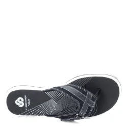 New Clarks Women's , Breeze Sea Sandal Black