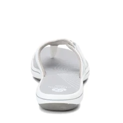Outlet Clarks Women's , Breeze Sea Sandal White