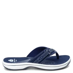 Sale Clarks Women's , Breeze Sea Sandal Navy