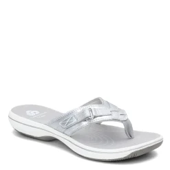 Clearance Clarks Women's , Breeze Sea Sandal Silver
