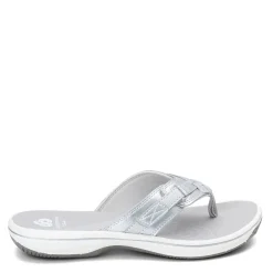Clearance Clarks Women's , Breeze Sea Sandal Silver