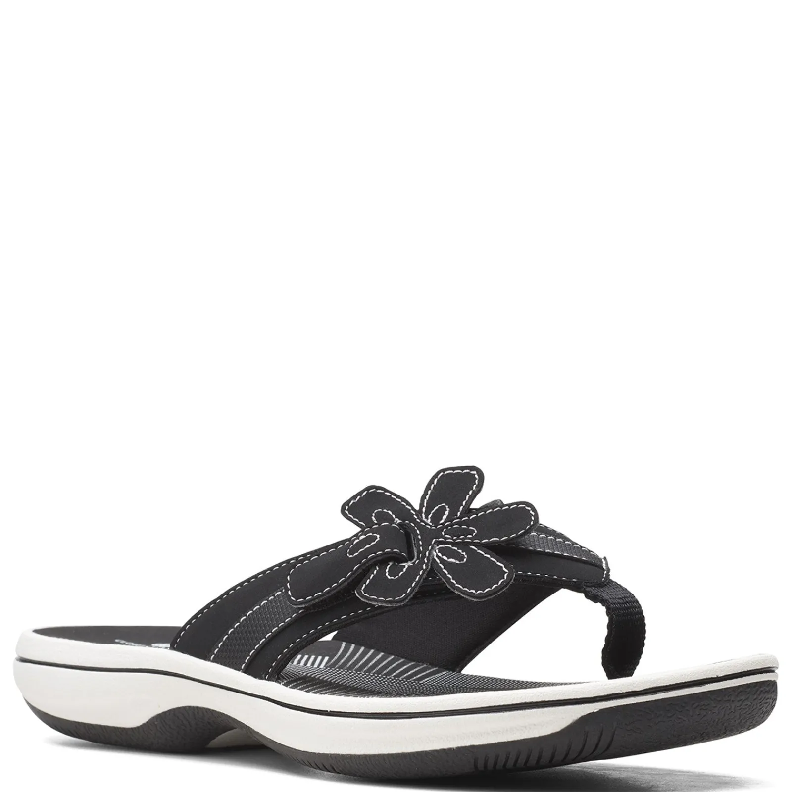 Outlet Clarks Women's , Brinkley Flora Sandal Black