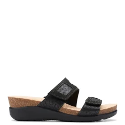 New Clarks Women's , Calenne Maye Sandal Black