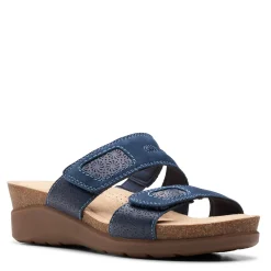 Hot Clarks Women's , Calenne Maye Sandal Navy