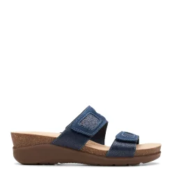 Hot Clarks Women's , Calenne Maye Sandal Navy