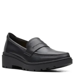 New Clarks Women's , Calla Ease Loafer Black