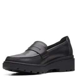 New Clarks Women's , Calla Ease Loafer Black
