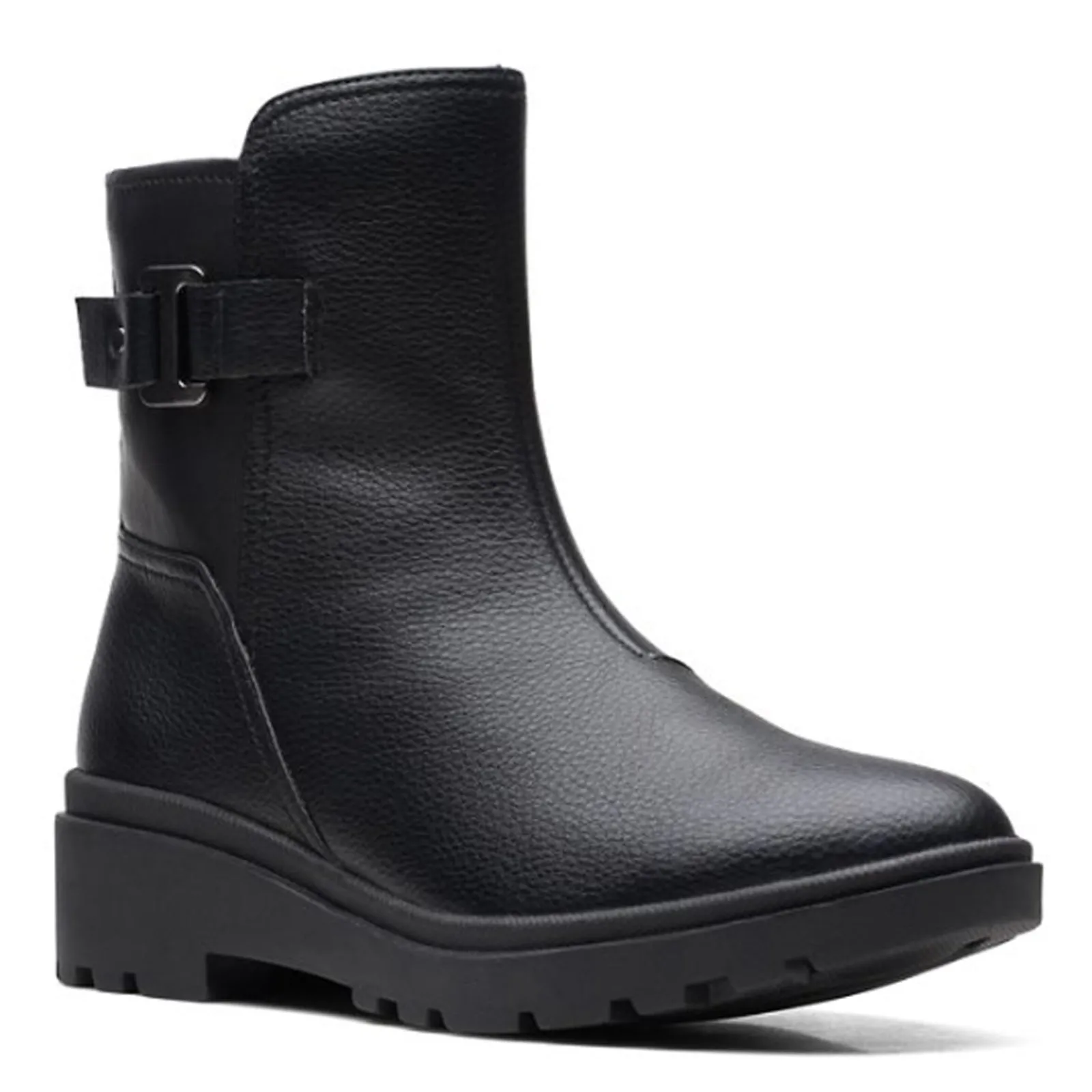 New Clarks Women's , Calla Mid Boot Black
