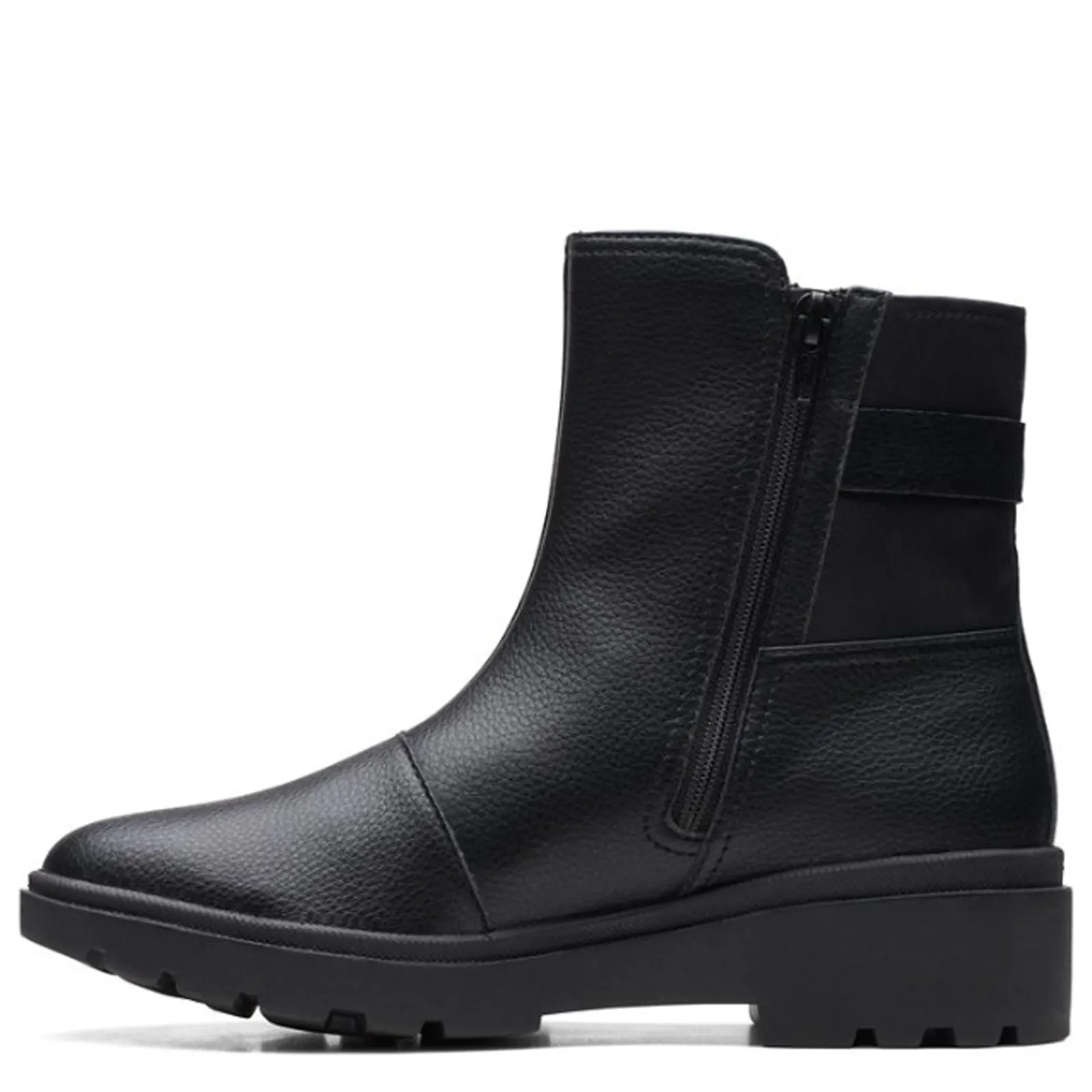 New Clarks Women's , Calla Mid Boot Black