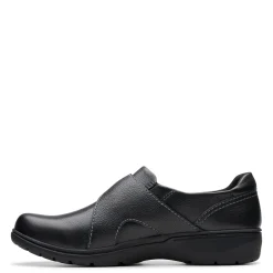 Discount Clarks Women's , Carleigh Jazz Slip-On Black