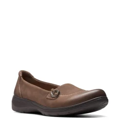Clearance Clarks Women's , Carleigh Lulin Slip-On Taupe