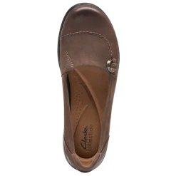 Clearance Clarks Women's , Carleigh Lulin Slip-On Taupe