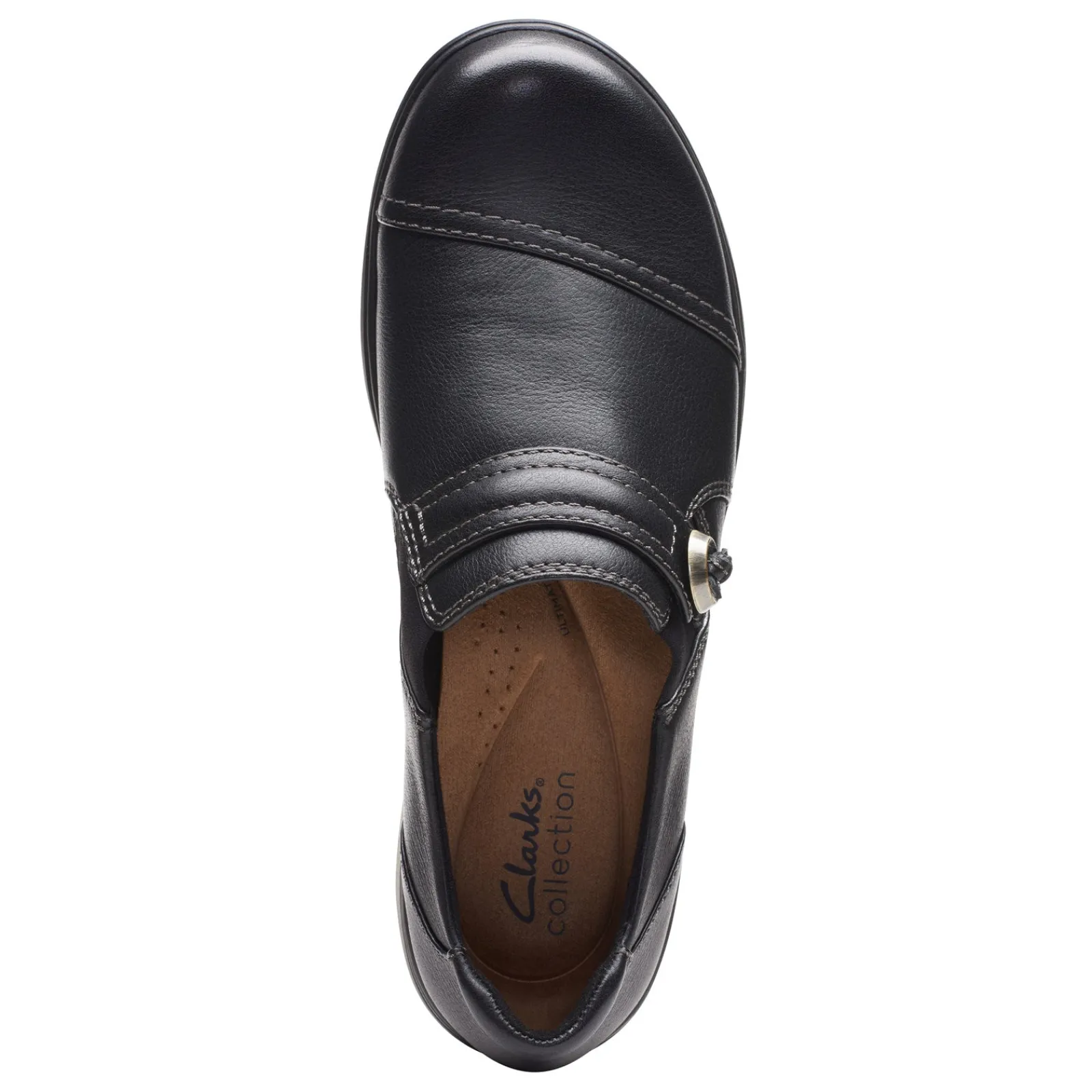 New Clarks Women's , Carleigh Pearl Slip-On Black