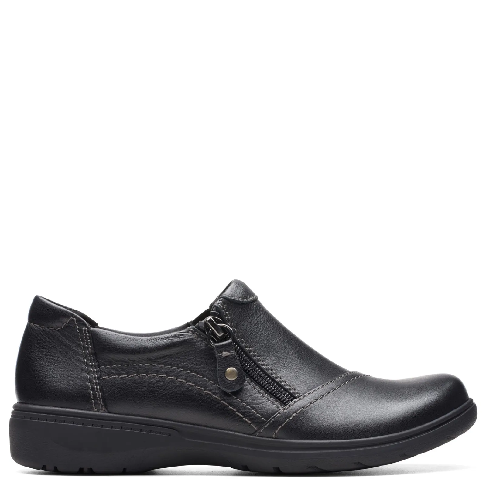 Outlet Clarks Women's , Carleigh Ray Slip-On Black
