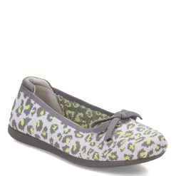 Sale Clarks Women's , Carly Hope Flat Grey Leopard