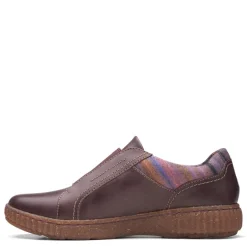 Online Clarks Women's , Caroline Cove Slip-On Burgundy Leather