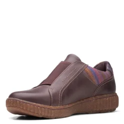 New Clarks Women's , Caroline Cove Slip-On Burgundy Leather