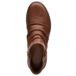 Outlet Clarks Women's , Caroline Orchid Boot Dark Tan