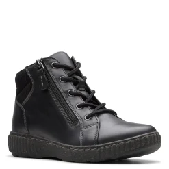 Clearance Clarks Women's , Caroline Park Boot Black Combi
