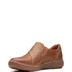 Clarks Women's , Caroline Pearl Slip-On Dark Tan