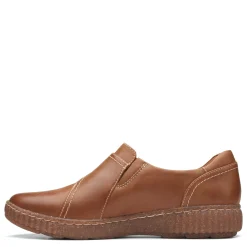 Clarks Women's , Caroline Pearl Slip-On Dark Tan