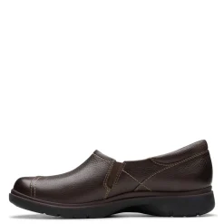 Clearance Clarks Women's , Certina Ease Slip-On Dark Brown