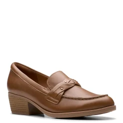 New Clarks Women's , Charlten Echo Loafer Dark Sand