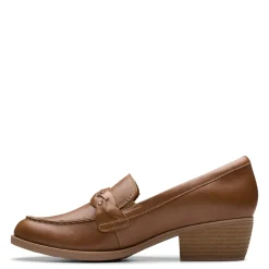 New Clarks Women's , Charlten Echo Loafer Dark Sand