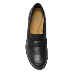New Clarks Women's , Charlten Echo Loafer Black