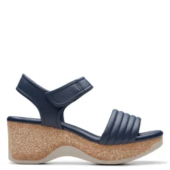 Best Clarks Women's , Chelseah Gem Sandal Navy