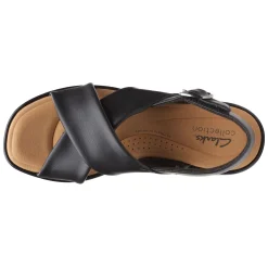 Clarks Women's , Clara Cove Sandal Black
