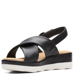 Online Clarks Women's , Clara Cove Sandal Black