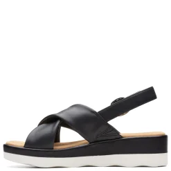 Online Clarks Women's , Clara Cove Sandal Black
